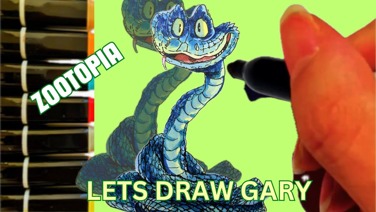 Let’s draw Gary | Zootopia #zootopia2 #drawing #art 