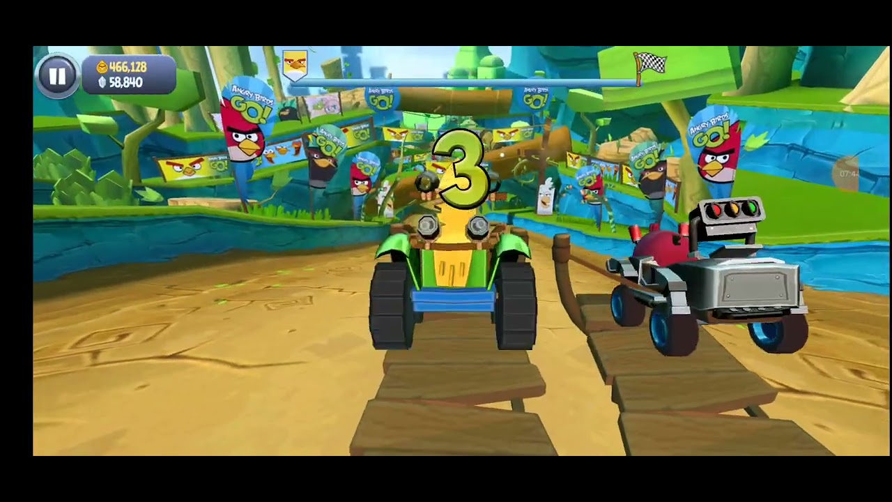Angry birds go all bosses 100% (no commentary)