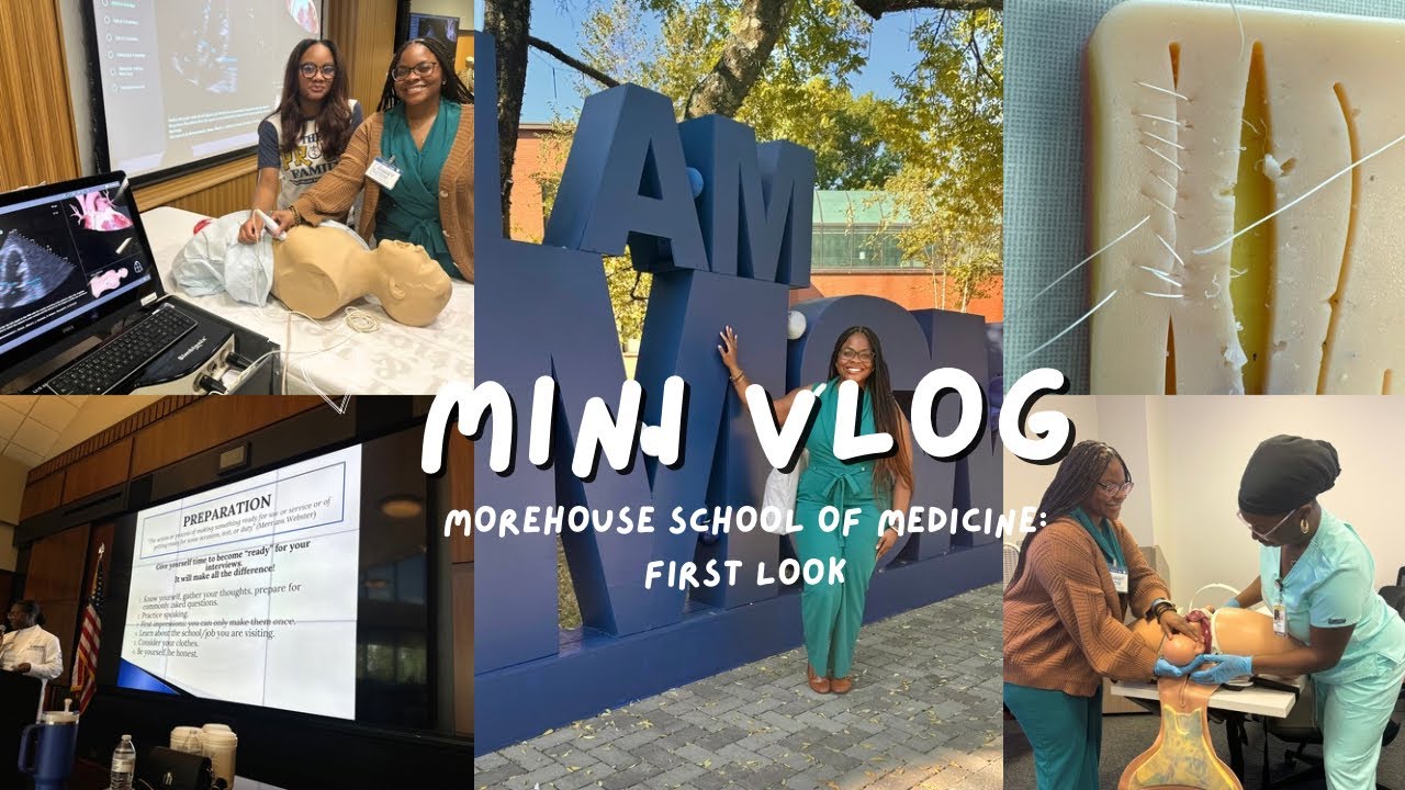 My FIRST LOOK at Morehouse School of Medicine | campus tour, workshops, free MCAT books!