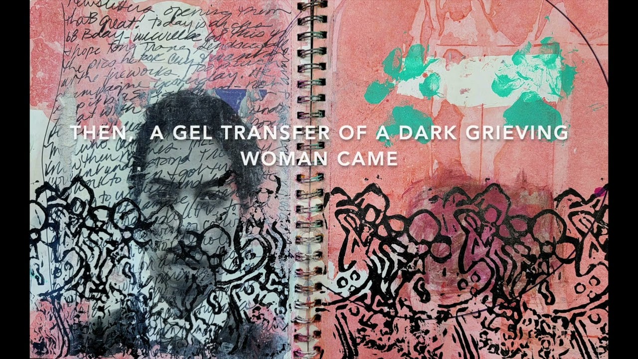 Grieving Through Images; A Journal Spread's Story       http://bodywritingretreatforwomen