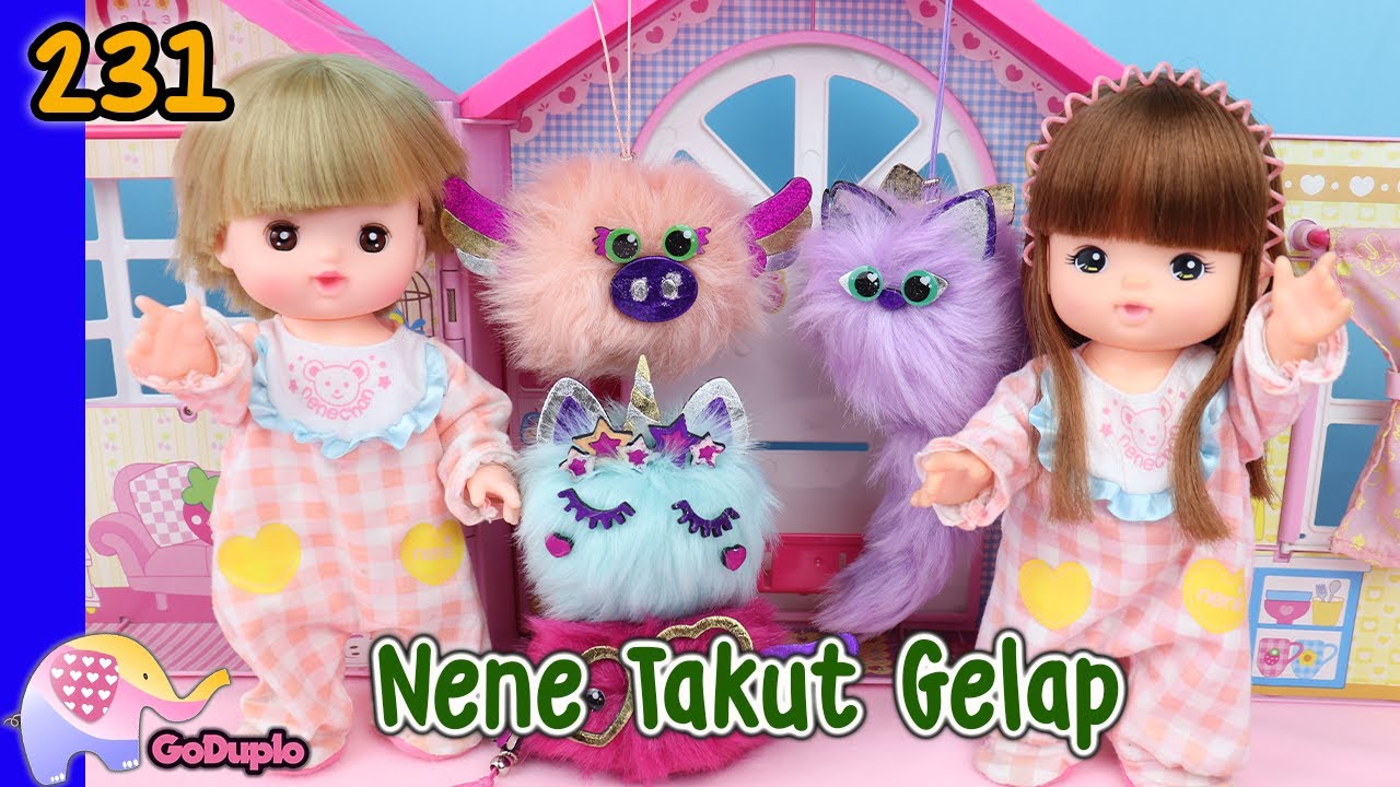 Mainan Boneka Eps 231 Nene takut gelap - GoDuplo TV