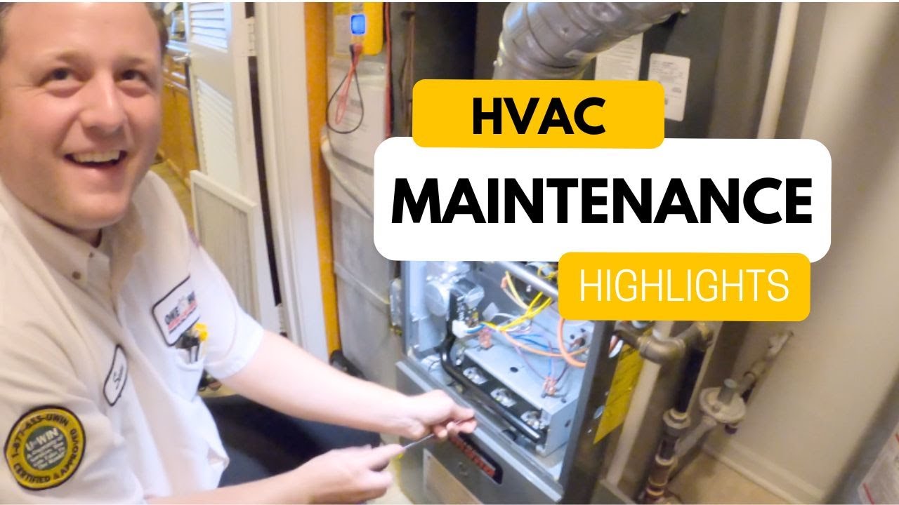 Behind The Scenes On An HVAC MAINTENANCE Visit With One Hour Heating and Air Conditioning - OLATHE