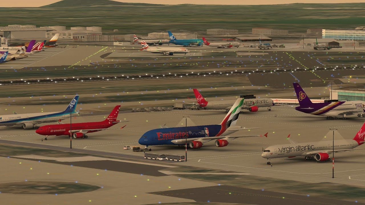 LONDON HEATHROW Airport Gameplay #11 | Plane Spotting | World of Airports