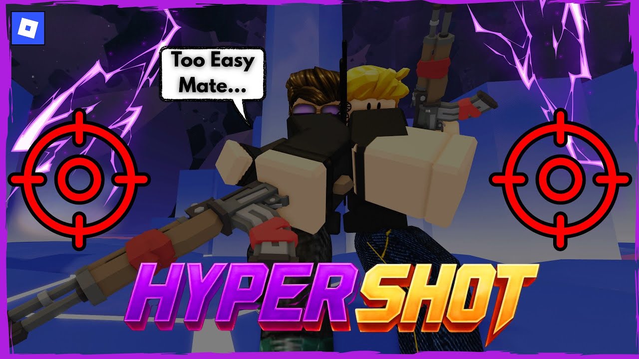 Мы не проиграли ни одного раунда! Roblox HYPERSHOT или HYPER-Not — охота за лучшим шутером от пер...