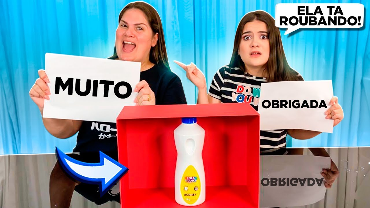 MUITO,POUCO OU OBRIGADA * SLIME CHALLENGE