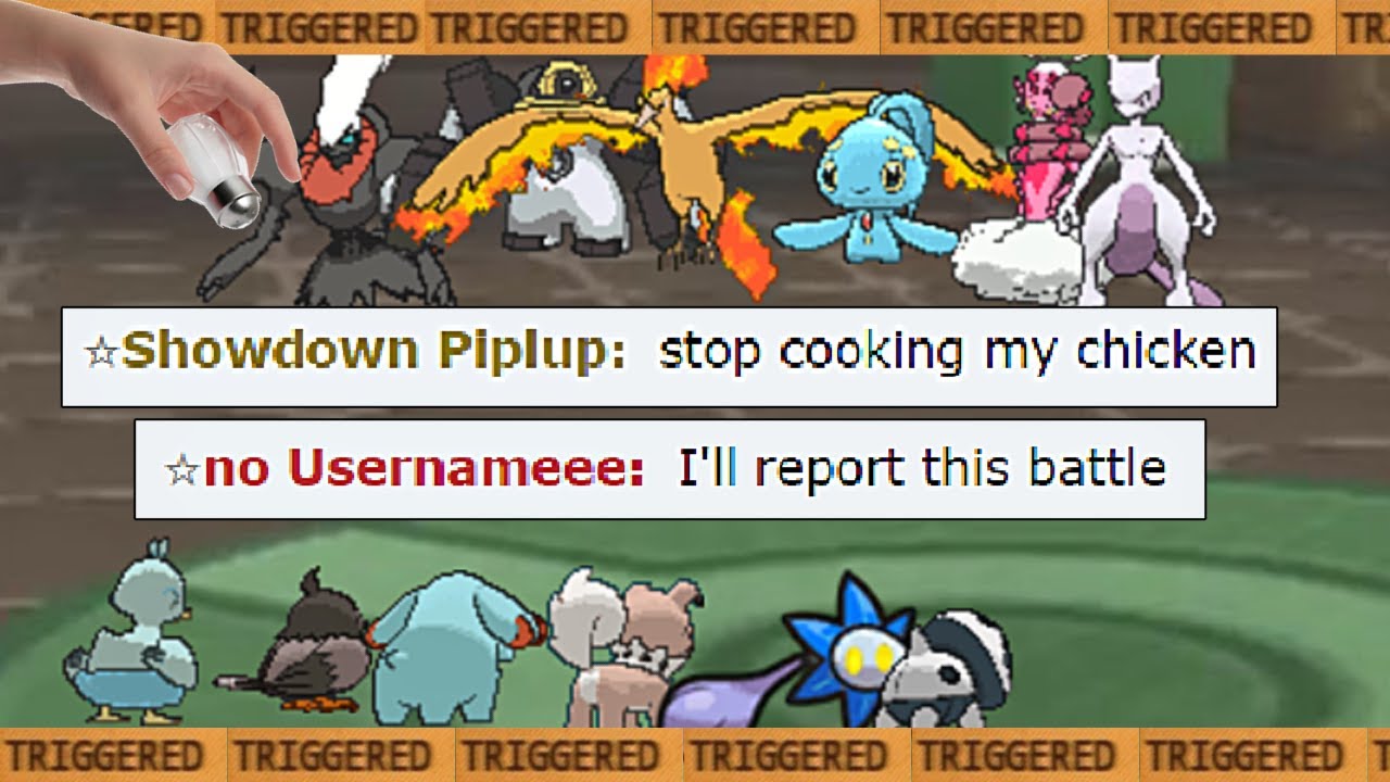 Level 1 Team Beats A Salty Legendary Noob On Pokemon Showdown