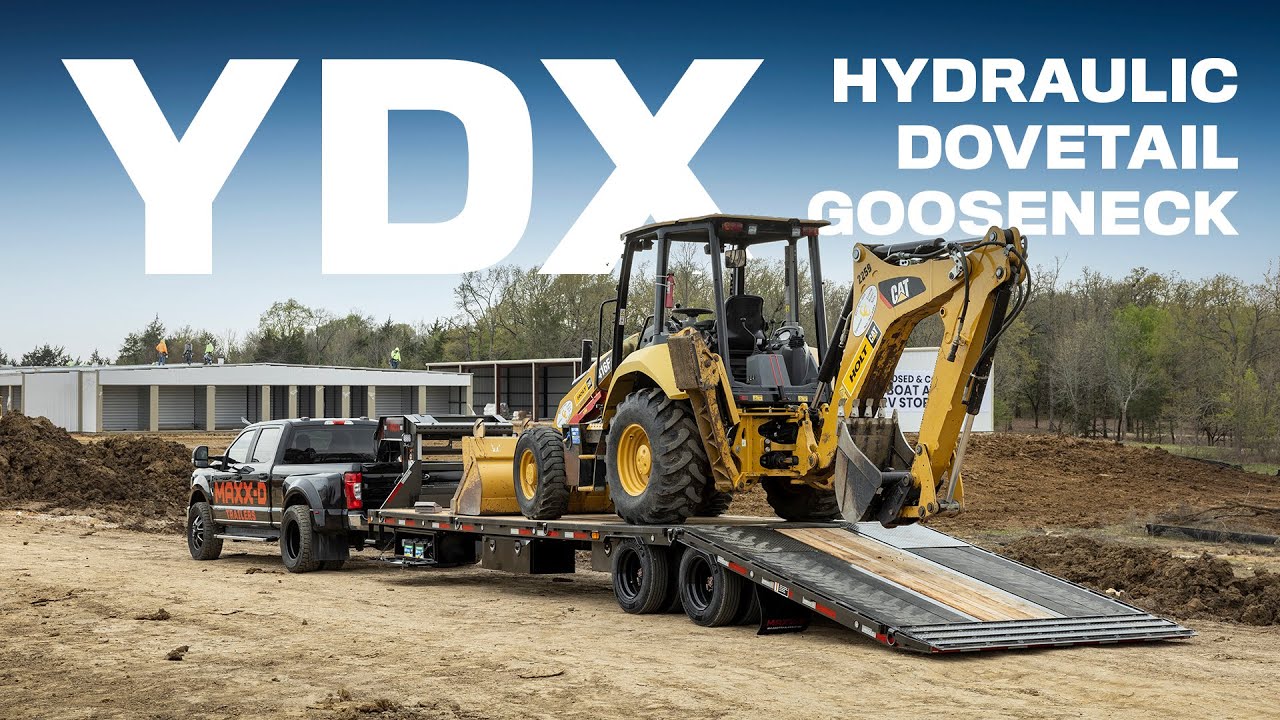 YDX -  Hydraulic Dovetail Flatbed Trailer | MAXX-D 2023