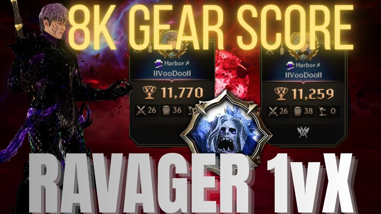 8K Gear Score Ravager | INSANE 1vX PvP – Throne and Liberty