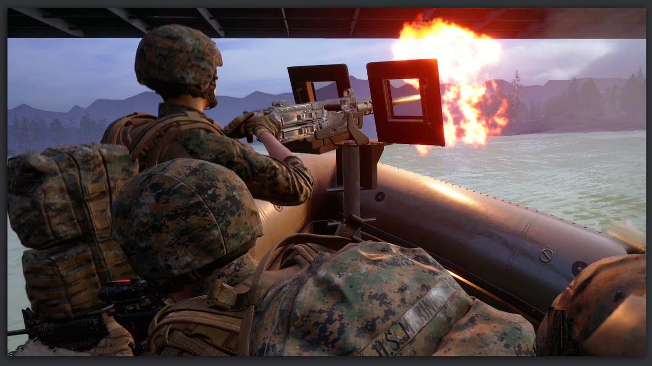 Epic Amphibious Assaults as the US Marines in Squad!