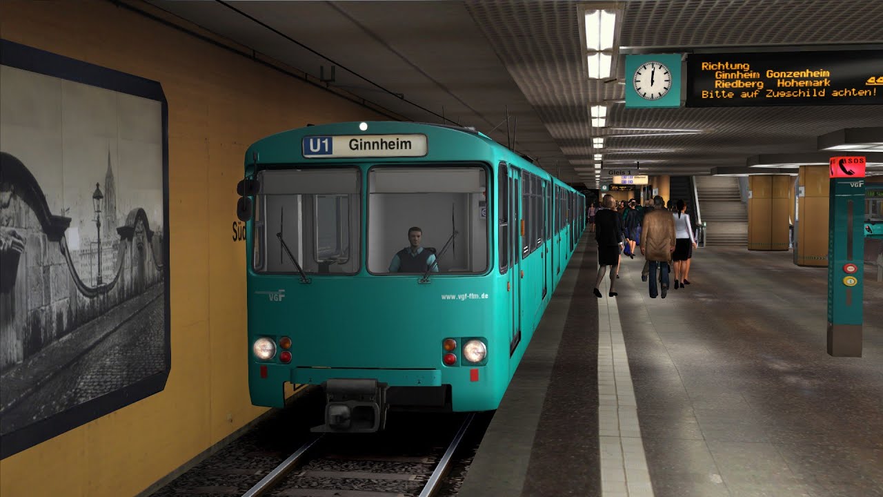 TS 2020 U-Bahn #6:Duewag U2 auf der Linie U1 von Südbahnhof! I TRAIN SIMULATOR 2020