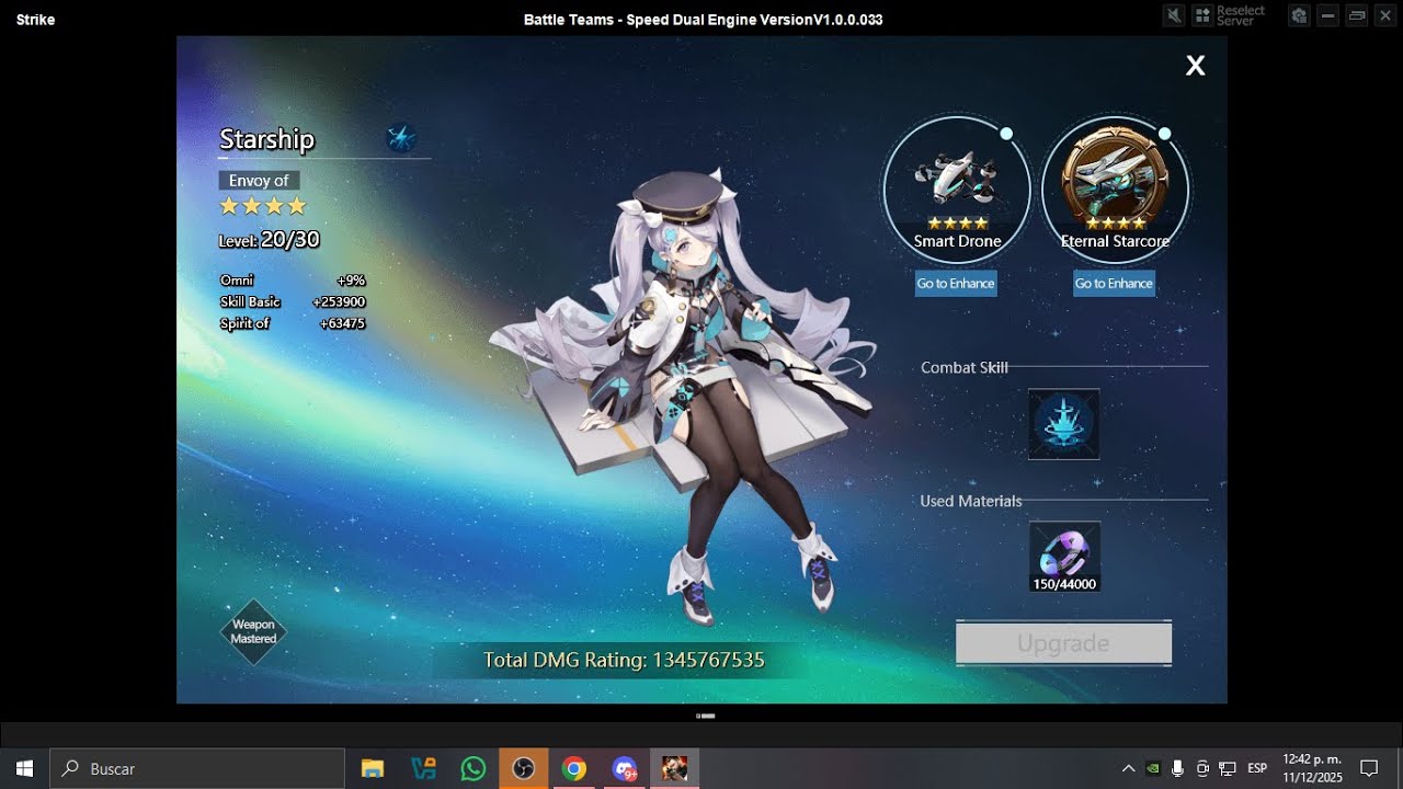 Battle Teams NA: LV 20 Starship + new mode 