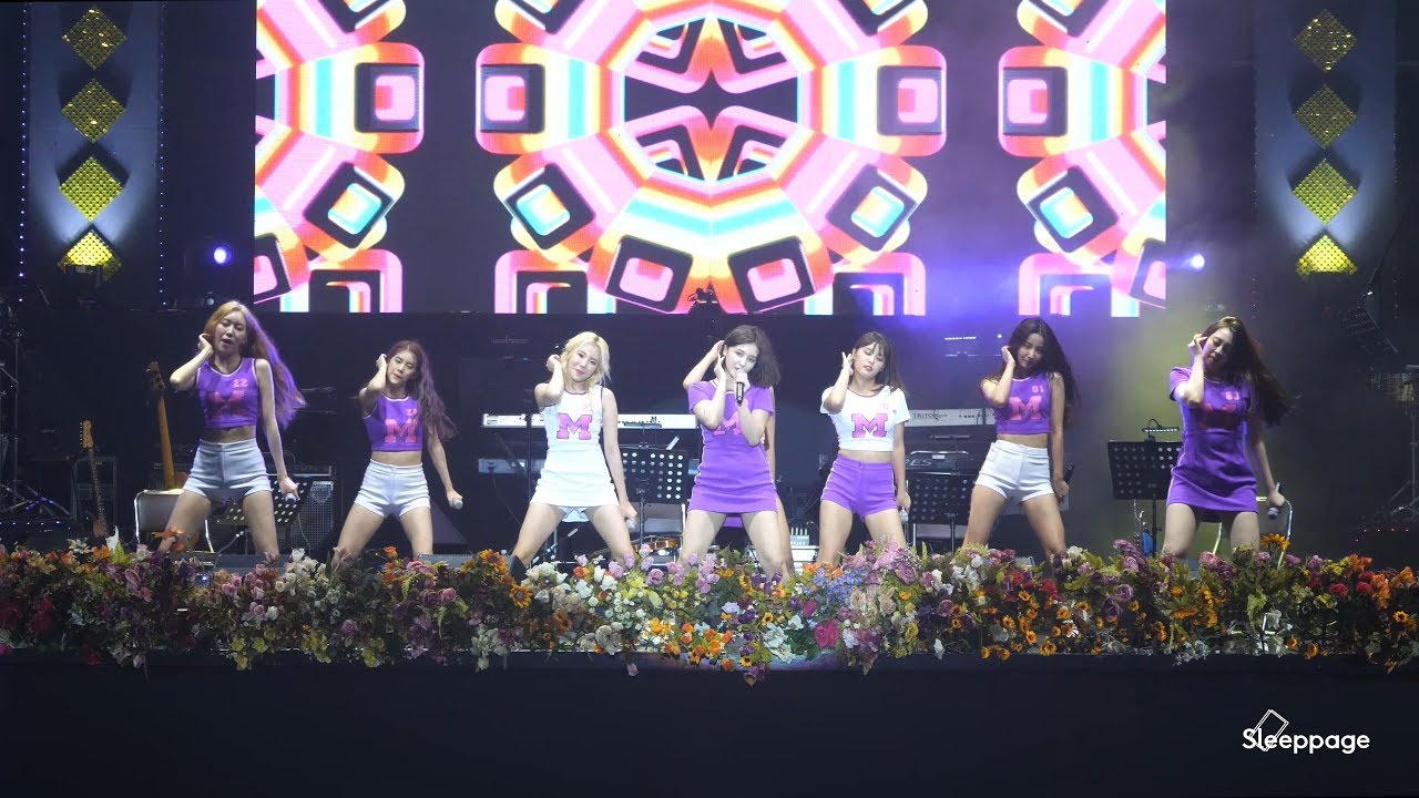 [4K] 180825 모모랜드 MOMOLAND  배앰 BAAM @ 추풍령가요제 By Sleeppage