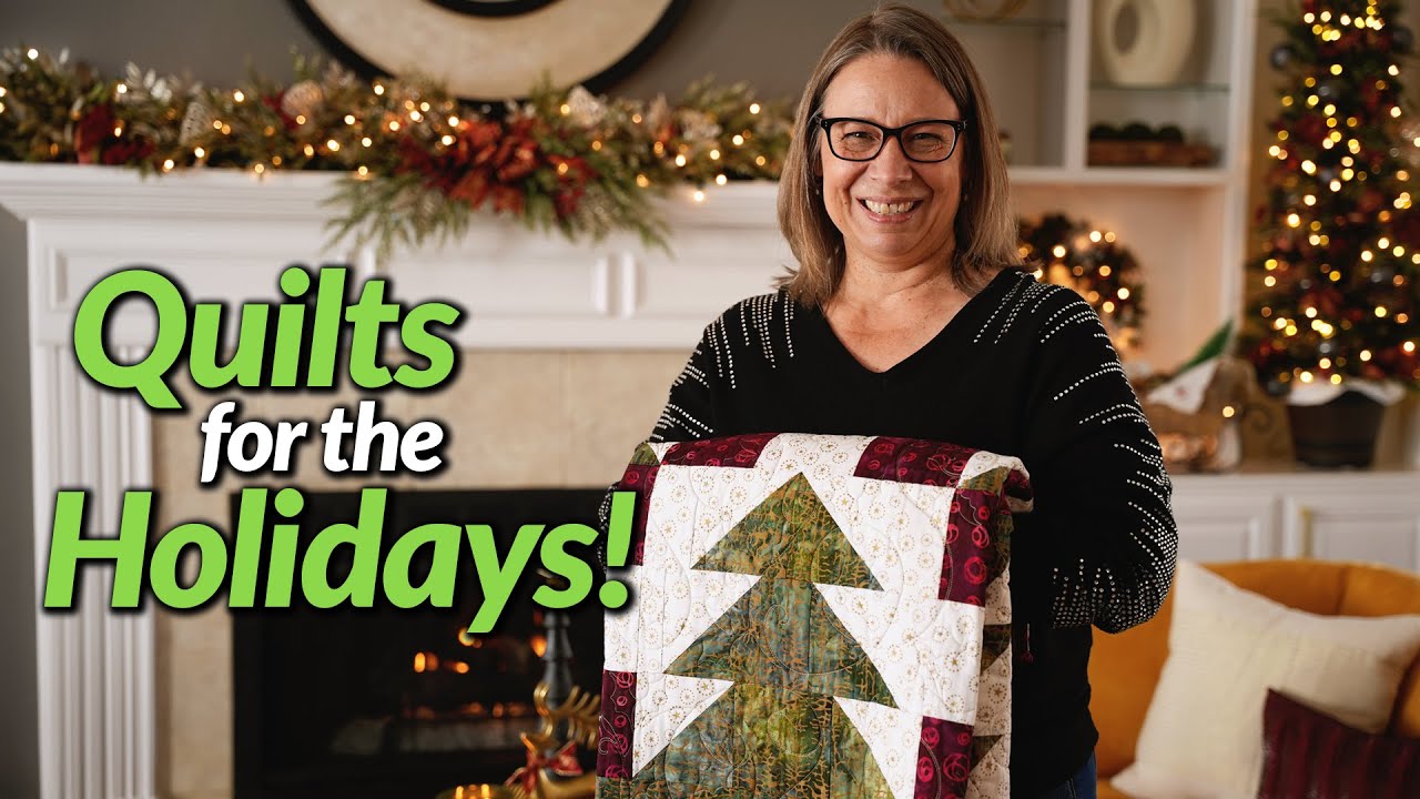 Christmas Home Tour with Fran Morgan - Quilt Decorating Ideas!