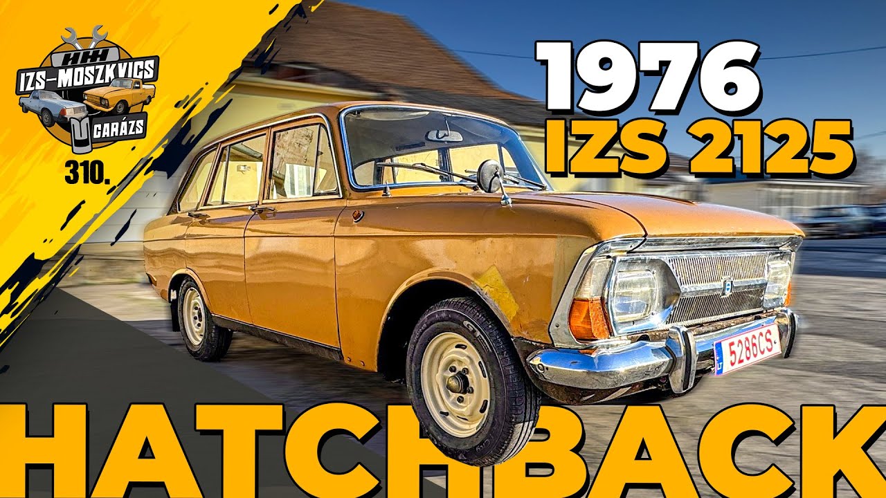 Garázs videó 310. - IZS 2125. személyautó Litvániából I. rész
