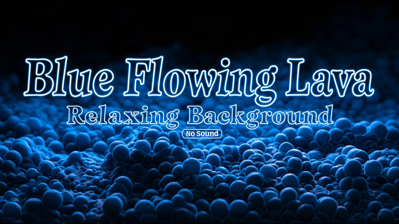 Blue Lava Lamp - Screensaver Wallpaper Background