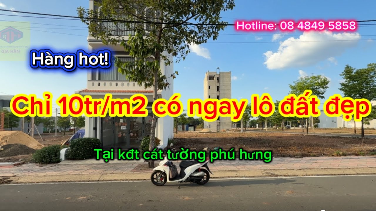 🌈Cát tường phú hưng! Chỉ 10tr/m2 sở hữu ngay lô đất đẹp tại kđt cát tường phú hưng