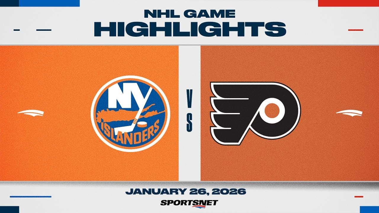 NHL Highlights | Islanders vs. Flyers - January 26, 2026