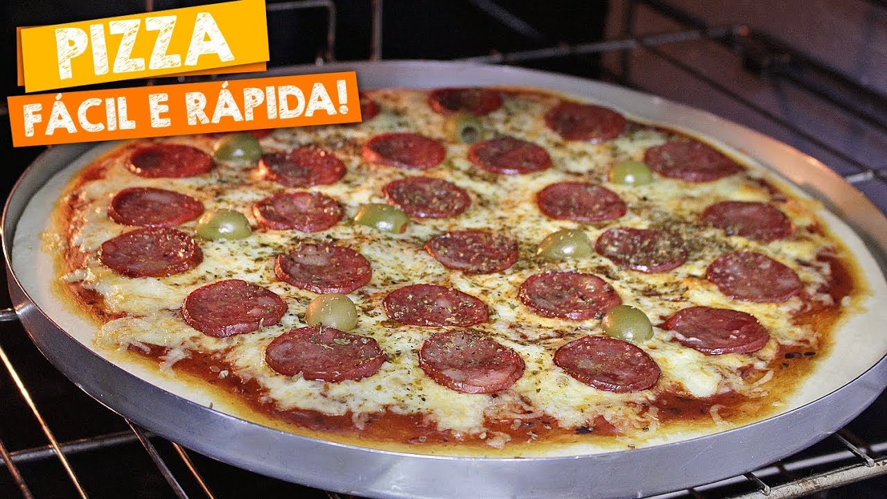 COMO FAZER PIZZA CASEIRA PERFEITA  BEM F&Aacute;CIL | MASSA DE PIZZA | Nandu Andrade