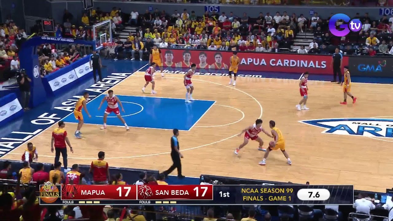 Jomel Puno drops 12 points in the first half in Game 1 of the Finals vs Map&uacute;a | NCAA Season 99