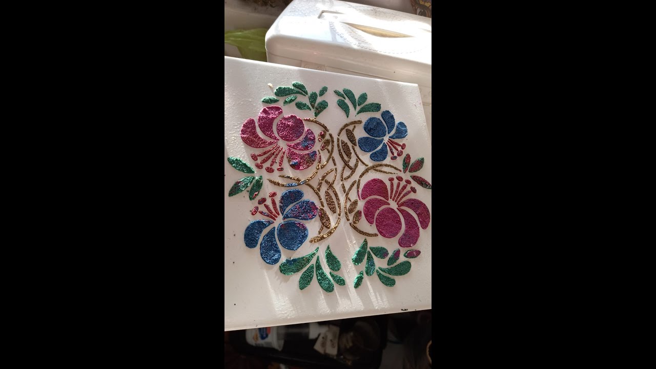 Pintura con Relieve para azulejos y ceramicos  CASERA!! #hazlotúmismo #tips #diy