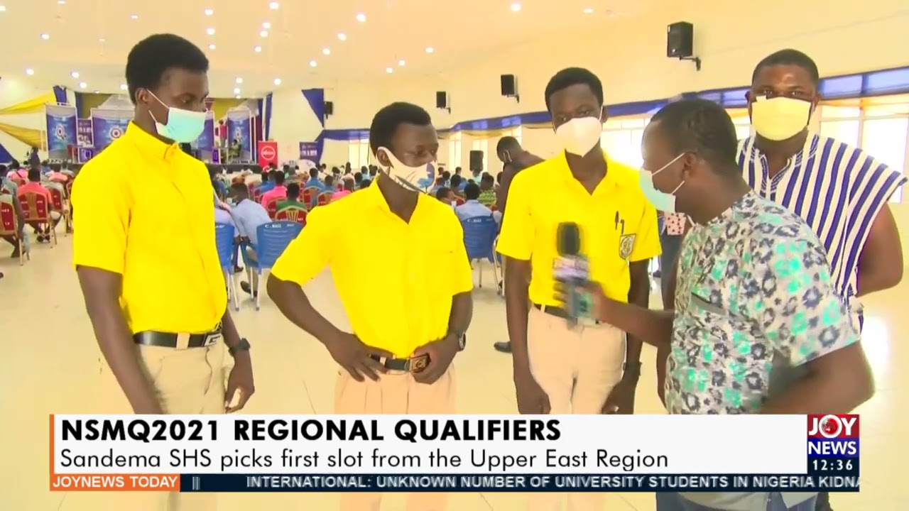 NSMQ2021 Regional Qualifiers: Sandema SHS pick first slot from the Upper East Region (7-5-21)