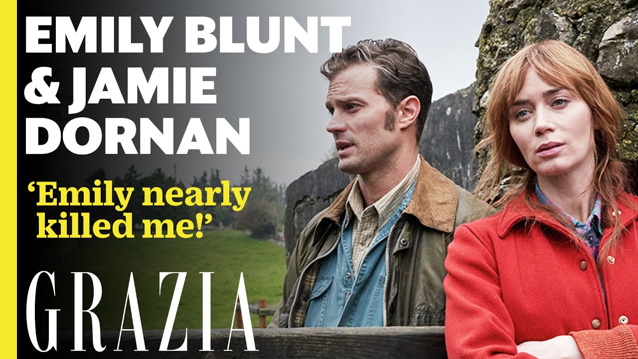 'Emily Nearly Killed Me!': Jamie Dornan & Emily Blunt On Wild Mountain Thyme & Stanley Tucci