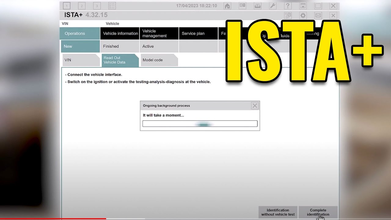 OBDII BMW Battery Registration Step by Step ISTA