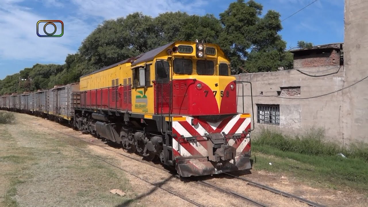 Hermoso tren de Belgrano Cargas entrando a Alta Córdoba
