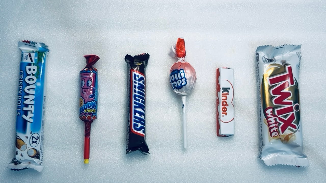 ASMR на самые популярные сладости🍭🍫🍬 / Распаковка шоколада 🍫🍭🍬