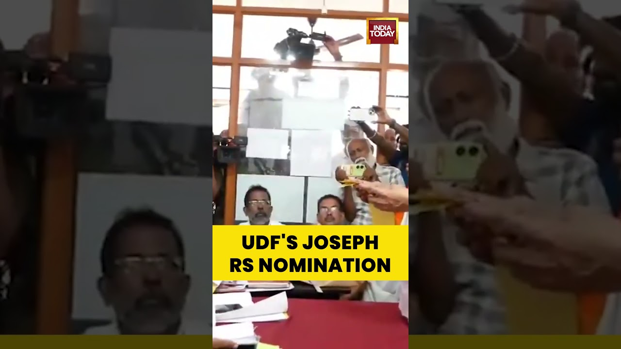 Kannur | UDF Candidate For The Peravoor Constituency Sunny Joseph Files His Nominations #rajyasabha
