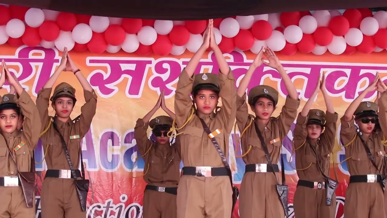 Aaj Se Apni Aann Meri song || Police Power || dance performance by the girls of Grade 6th and 7th