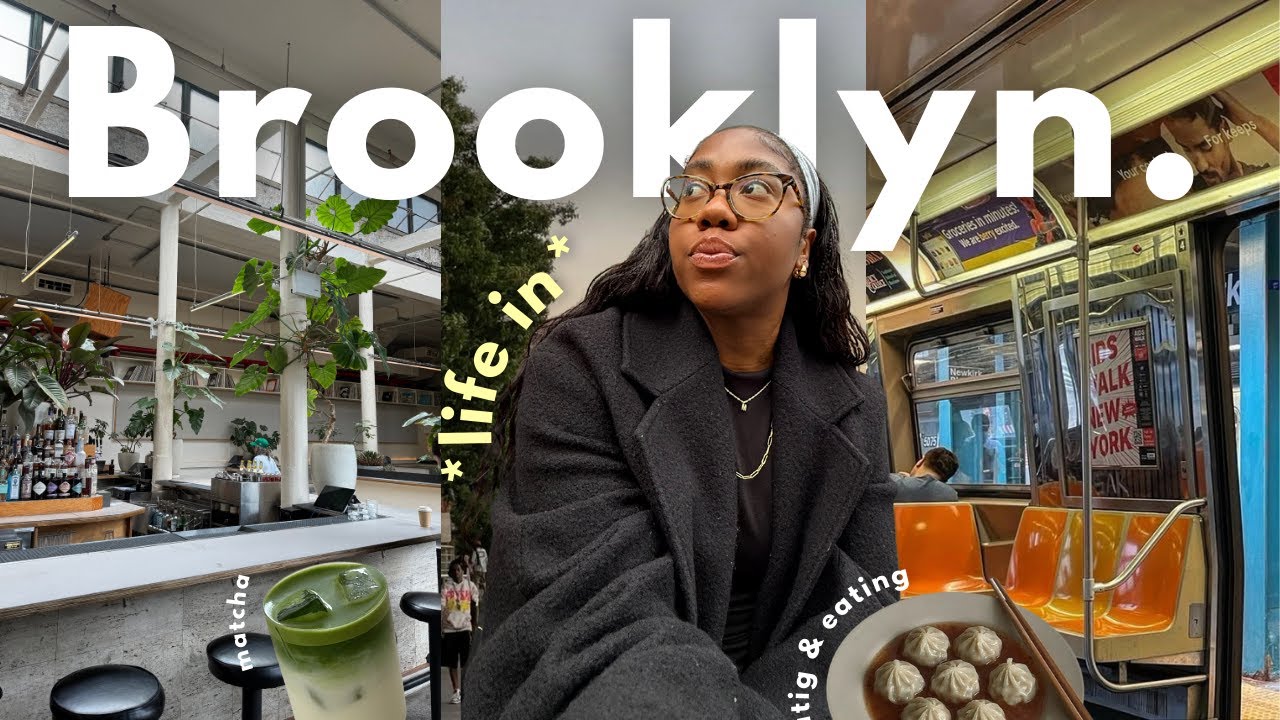 life in nyc 🗽 spend a solo spring day with me in brooklyn (bookstores, reading & my favorite places)