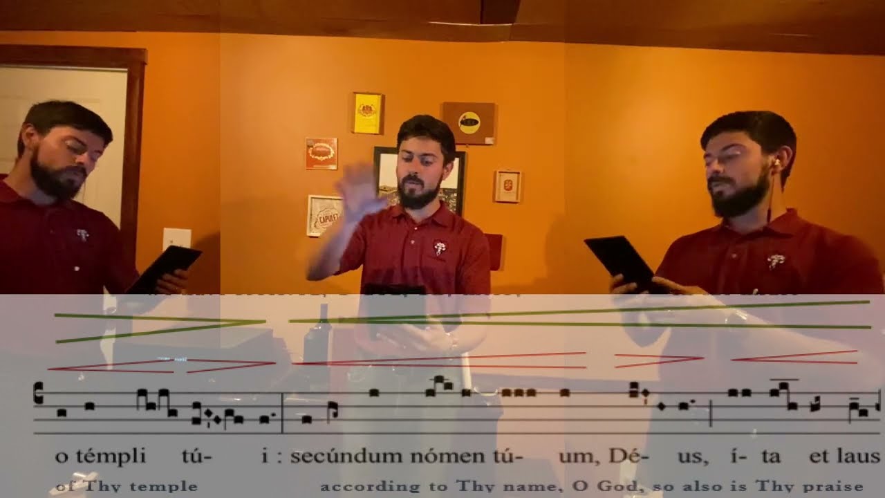 Introit, 8th Sunday After Pentecost - Suscepimus, Deus | Gregorian chant with phrasing suggested