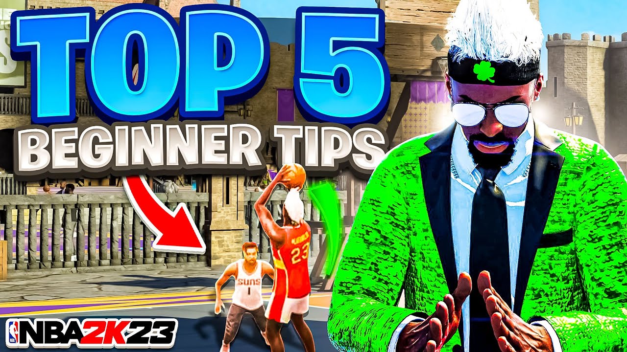 TOP 5 BEGINNER TIPS NBA 2K23! BEST SHOOTING TIPS + BUILD + BADGES! BECOME A PARK GOD TODAY! NBA2K23!