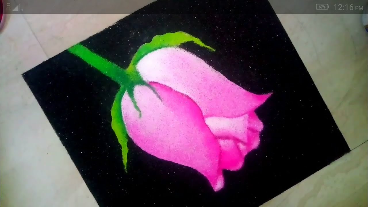 Poster rangoli design | flower rangoli | nature rangoli | पोस्टर रंगोली डिज़ाइन | फ़ुलांची रांगोळी