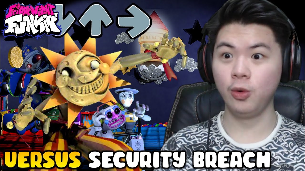 ANIMATRONIC FNAF SECURITY BREACH MENGEJAR BF!! | VS Daycare Deathtrap - Friday Night Funkin