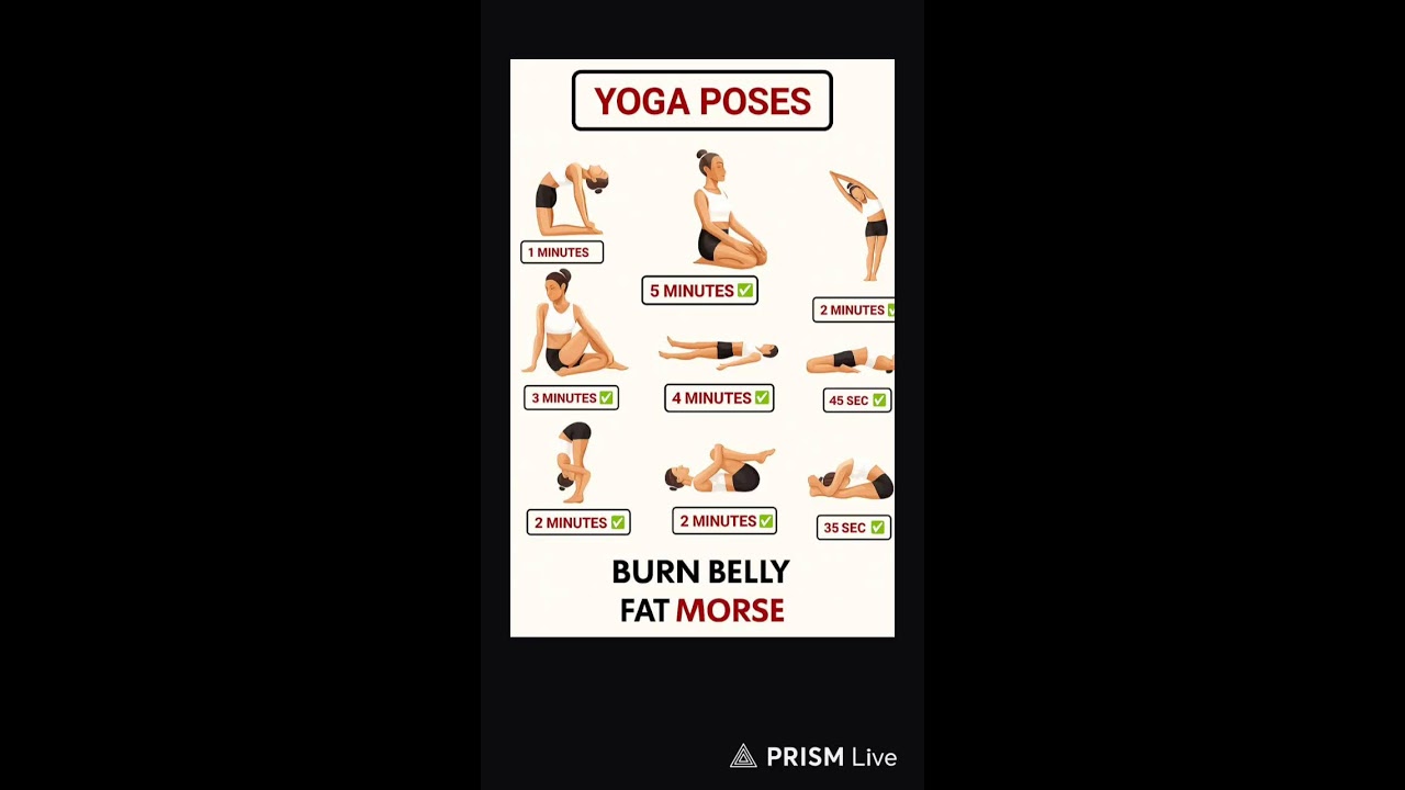 Yoga pose for belly fat