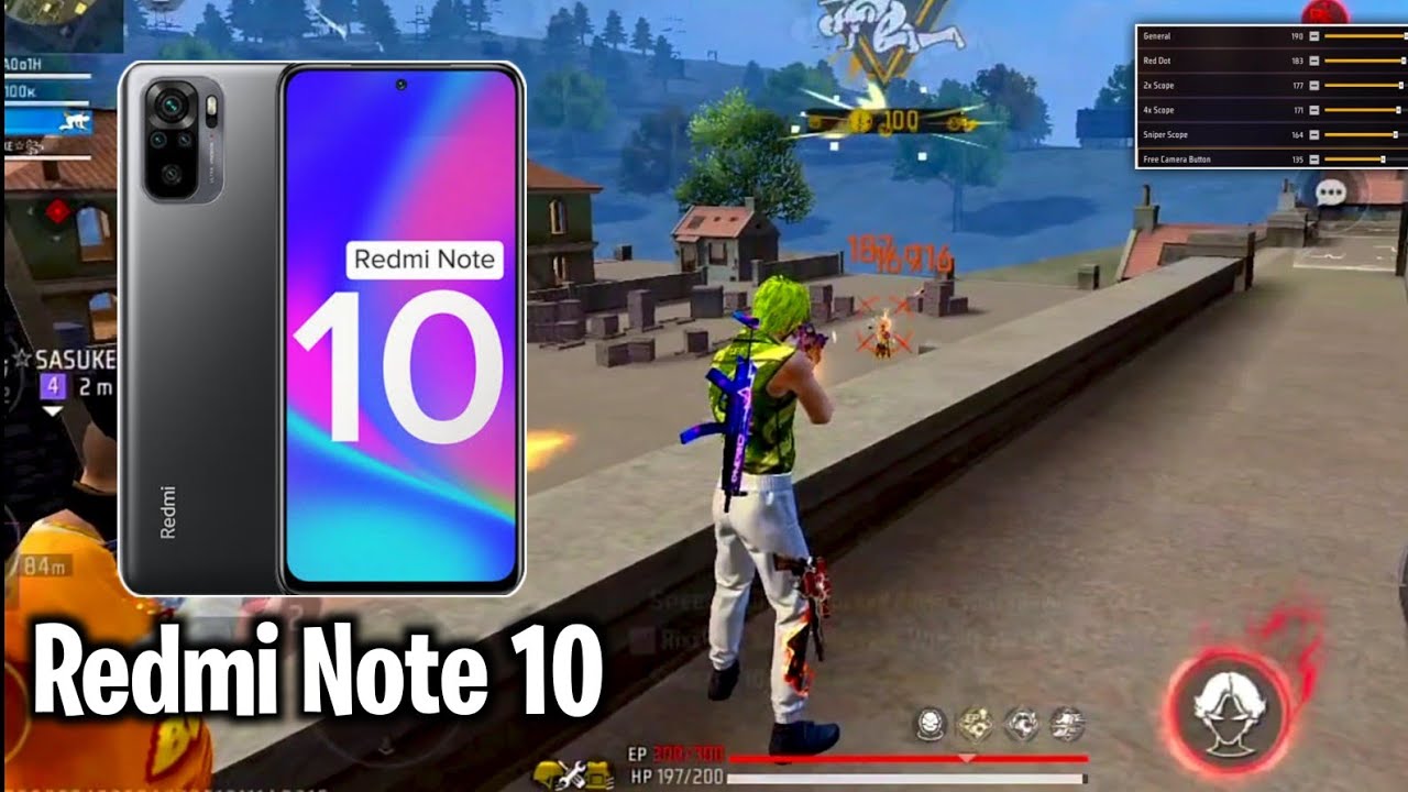 Redmi Note 10 Free fire Sensitivity 2025 🔥| Redmi Note 10 Free fire headshot setting 