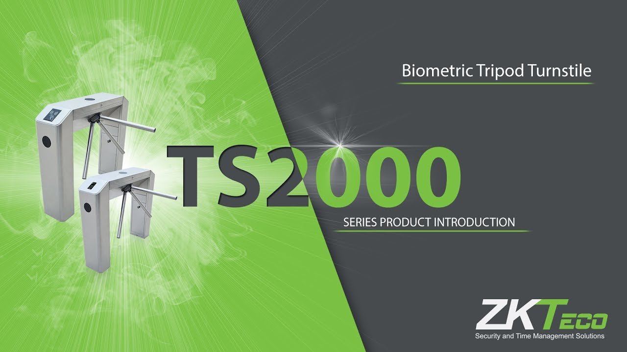 ZKTeco Biometric Tripod Turnstile