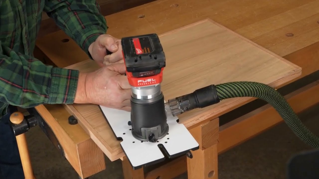 Woodpeckers Flush Trim Base for Compact and Mid-Size Routers - WPFTB