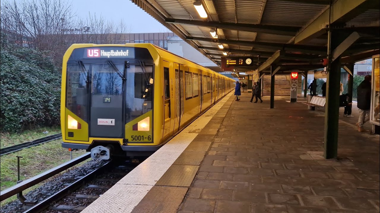 U-Bahn Berlin | Mitfahrt in der U5 von Kaulsdorf Nord bis Hauptbahnhof im H95 5001-6