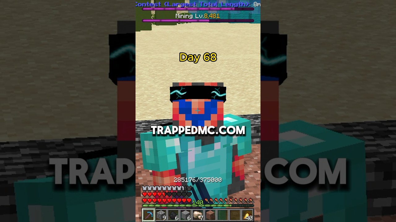 Day 68 of Playing Minecraft Prison Server #shorts #minecraftprison #prisonserver