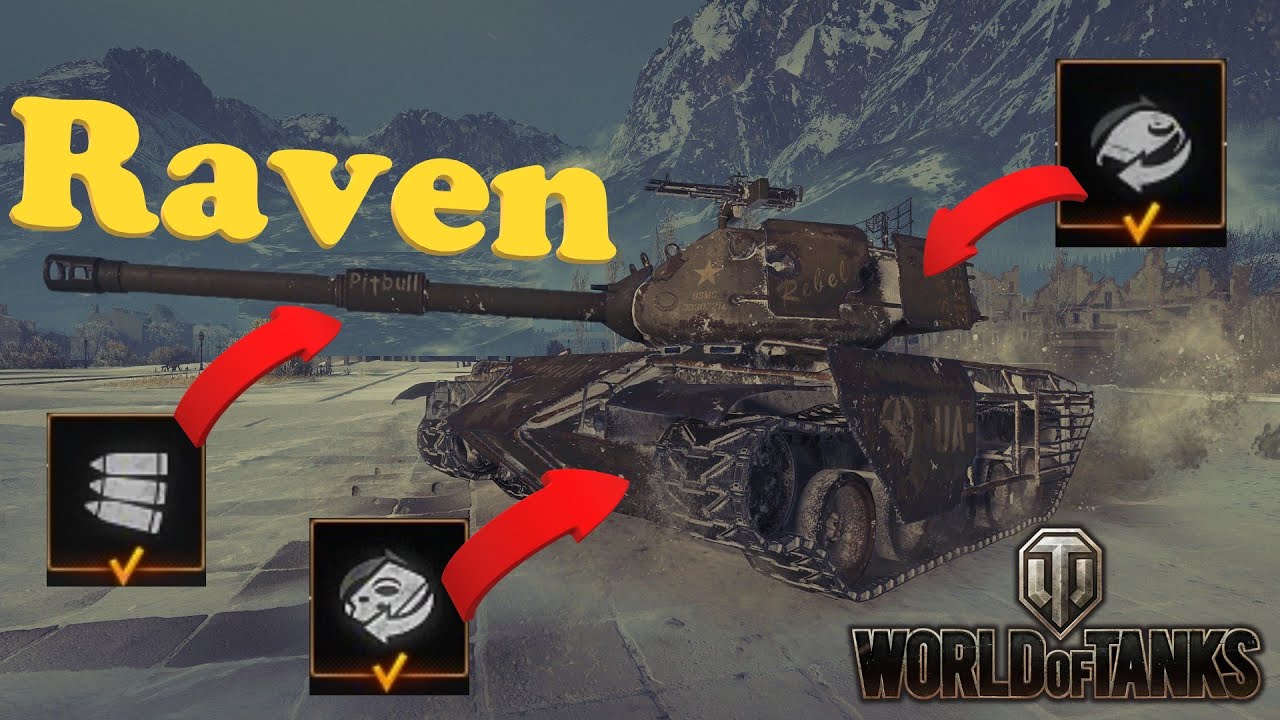 RAVEN gameplay | World of Tanks | WoT Steel Hunter 2022
