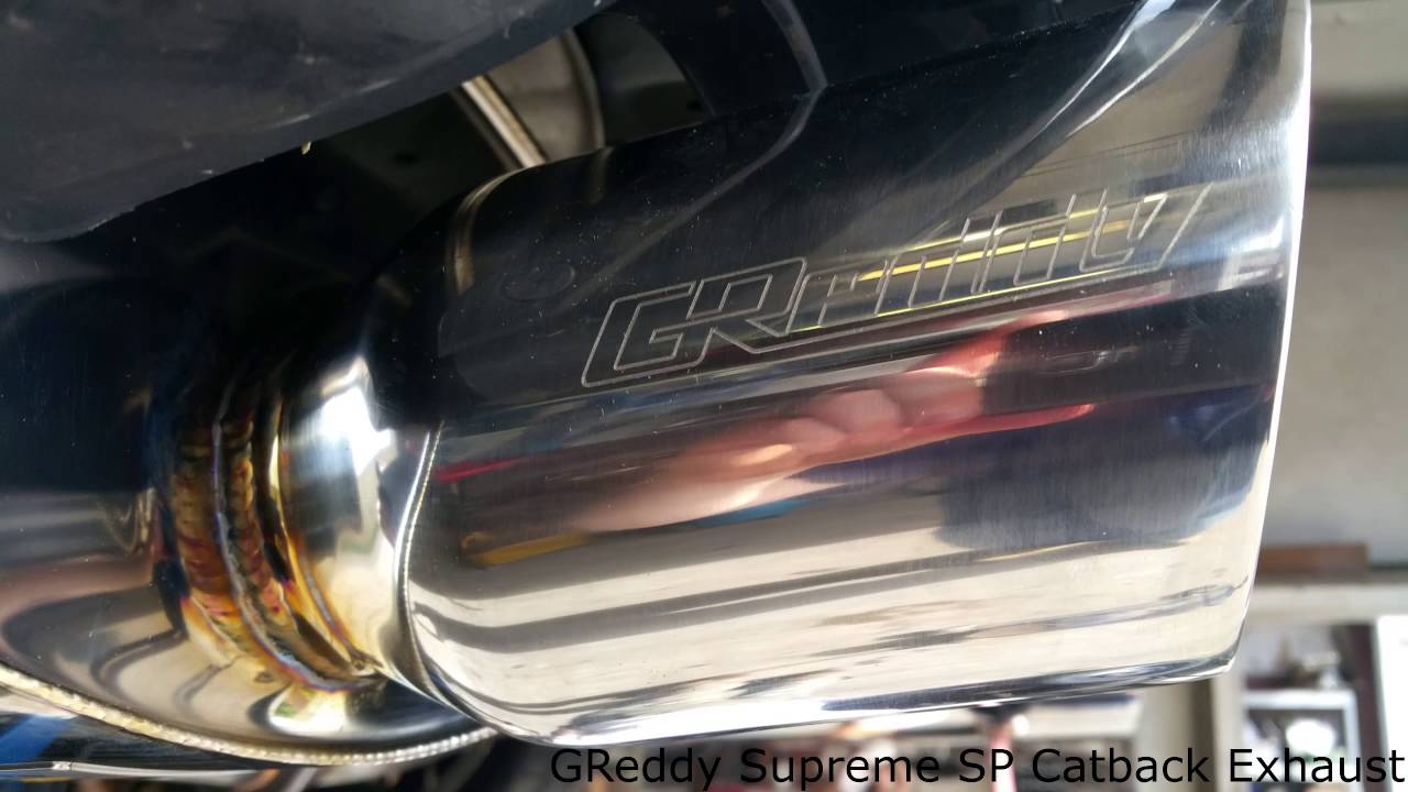 2011 Acura TSX V6 GReddy SP Supreme Catback Exhaust 