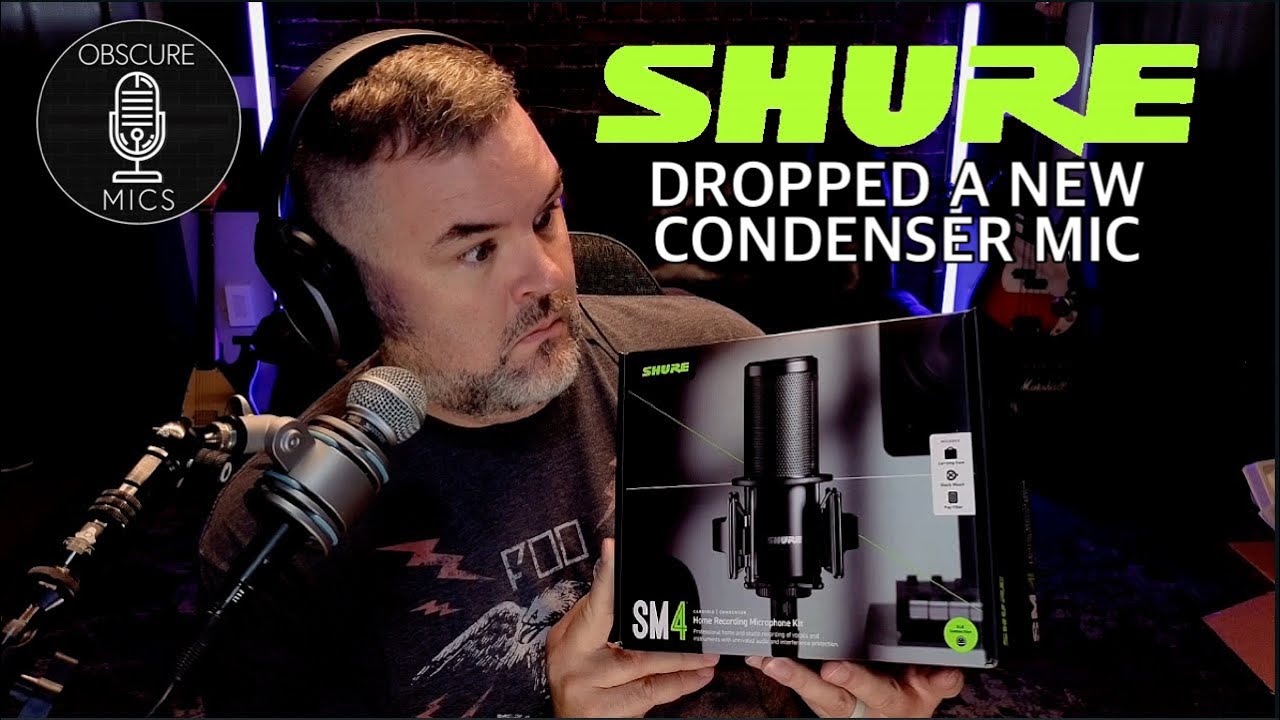 Shure SM4 — новый конденсаторный микрофон для вашей домашней студии