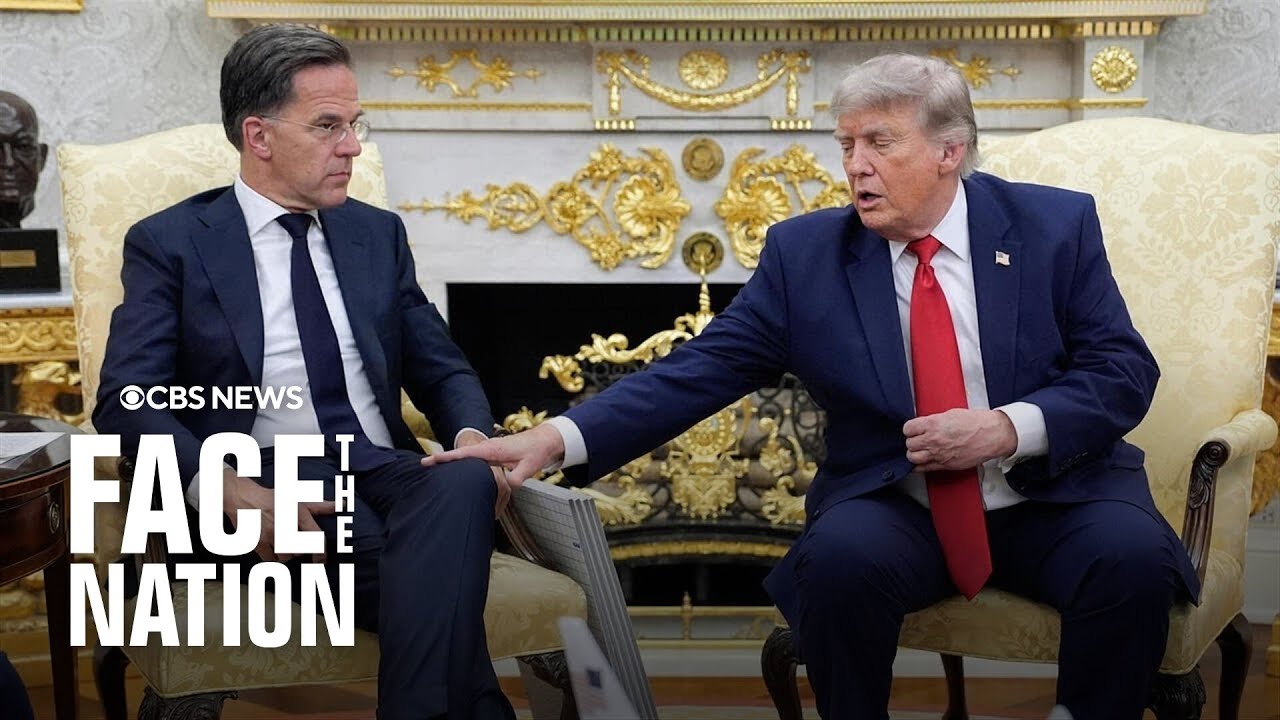 Trump, NATO Secretary-General Mark Rutte speak to reporters in Oval Office