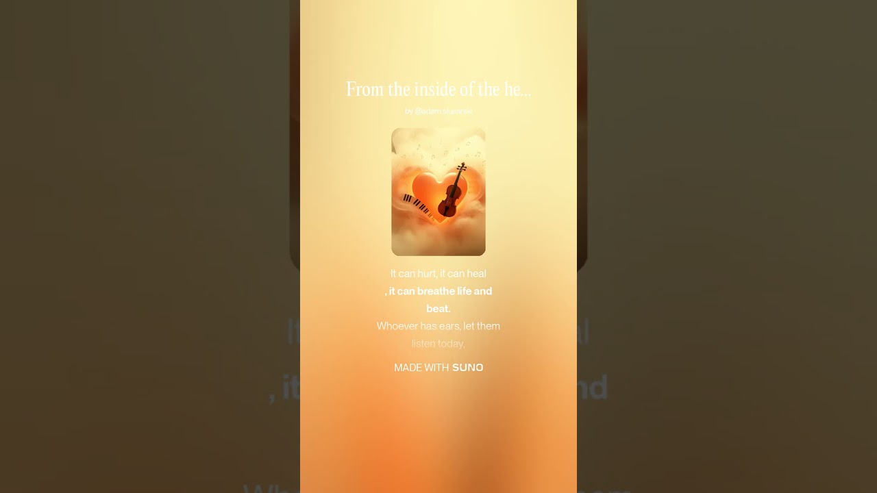 From the inside of the heart