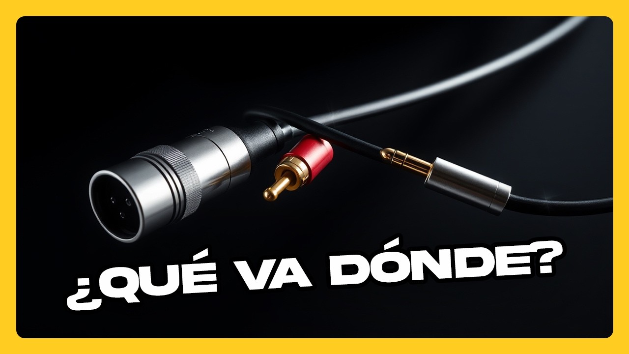 GUÍA DEFINITIVA de cables: cómo enchufar todo sin romper nada [Parte 1: Audio] • #Datazo