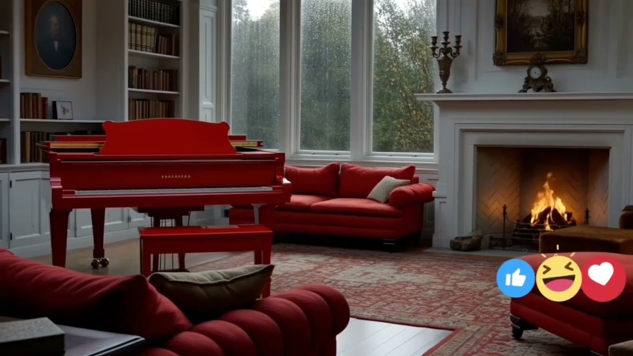 Piano Instrumental, laid back vibes. Crackling fireplace, rainy day. Relaxed, calm and ambient. 