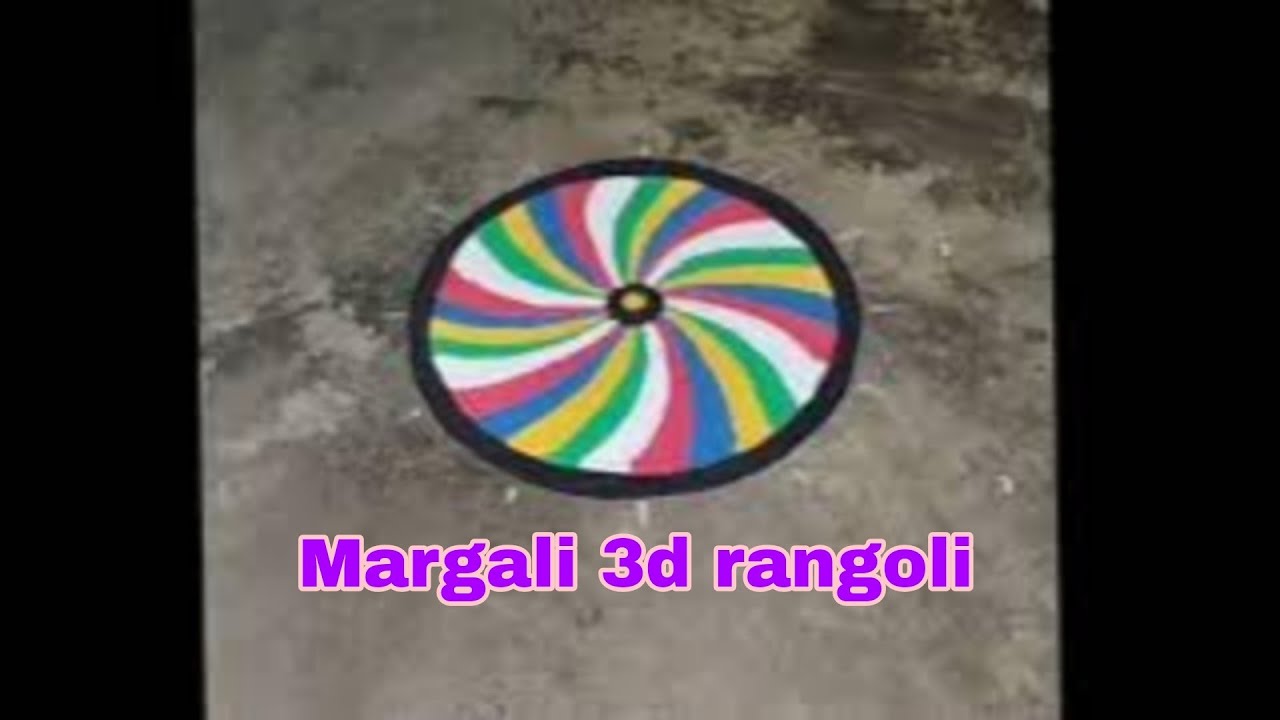Margali 3d rangoli